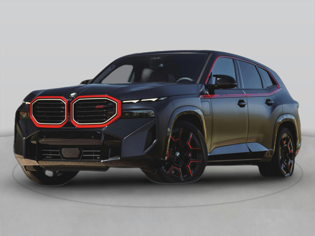 The 2025 BMW XM on the showroom floor in Westlake, OH