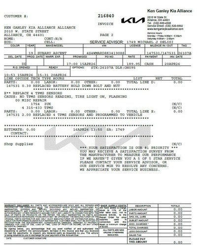 2019 Subaru Ascent Touring