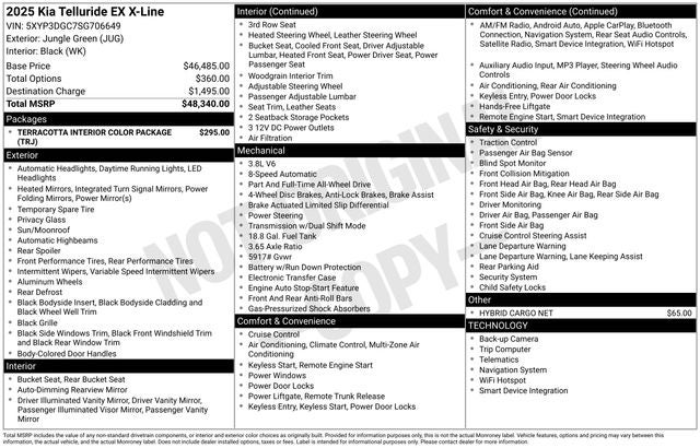 2025 Kia Telluride EX X-Line