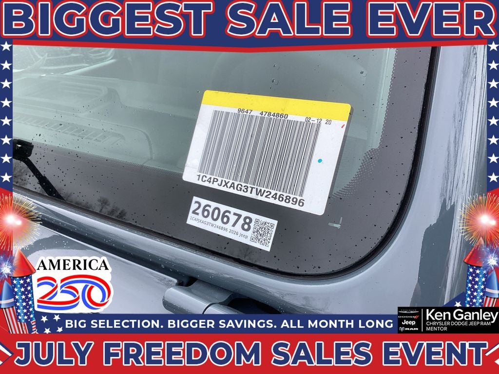 2026 Jeep Wrangler WRANGLER 2-DOOR WILLYS