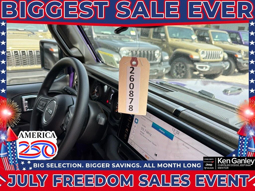 2026 Jeep Wrangler WRANGLER 2-DOOR SPORT