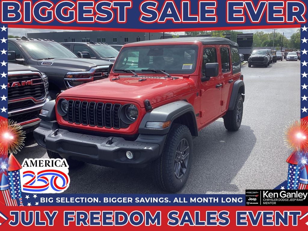 2026 Jeep Wrangler WRANGLER 4-DOOR SPORT S