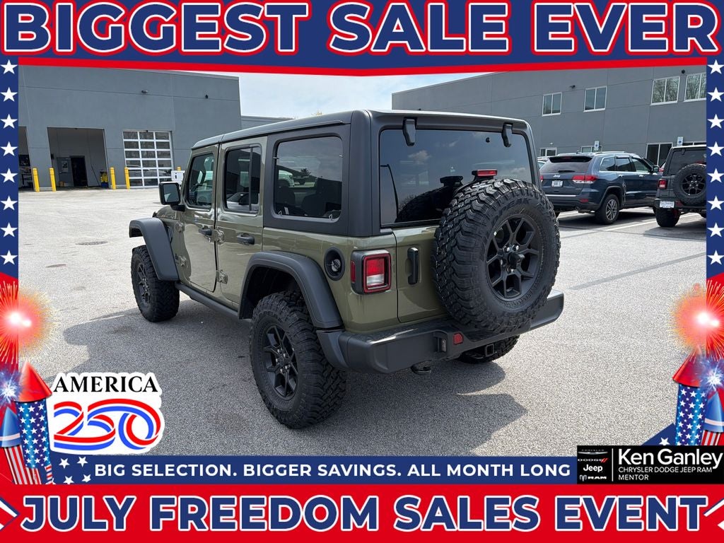 2026 Jeep Wrangler WRANGLER 4-DOOR WILLYS