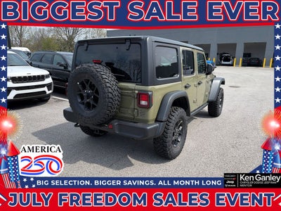 2026 Jeep Wrangler WRANGLER 4-DOOR WILLYS
