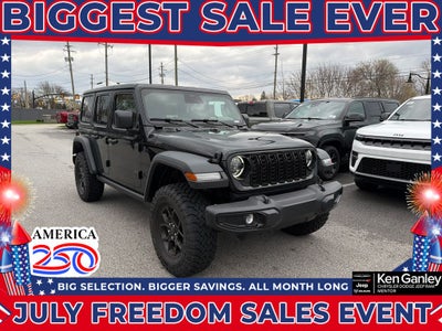 2026 Jeep Wrangler WRANGLER 4-DOOR WILLYS
