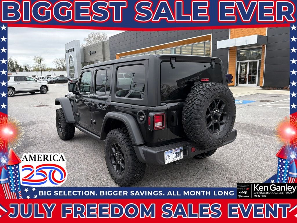 2026 Jeep Wrangler WRANGLER 4-DOOR WILLYS
