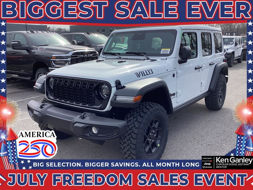 2026 Jeep Wrangler WRANGLER 4-DOOR WILLYS