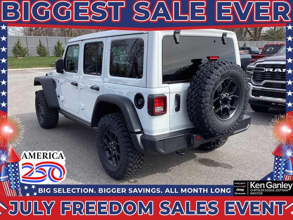 2026 Jeep Wrangler WRANGLER 4-DOOR WILLYS