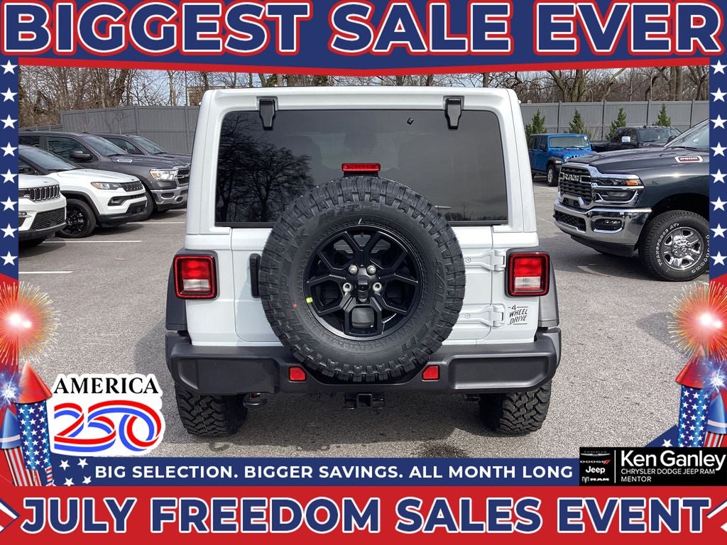 2026 Jeep Wrangler WRANGLER 4-DOOR WILLYS