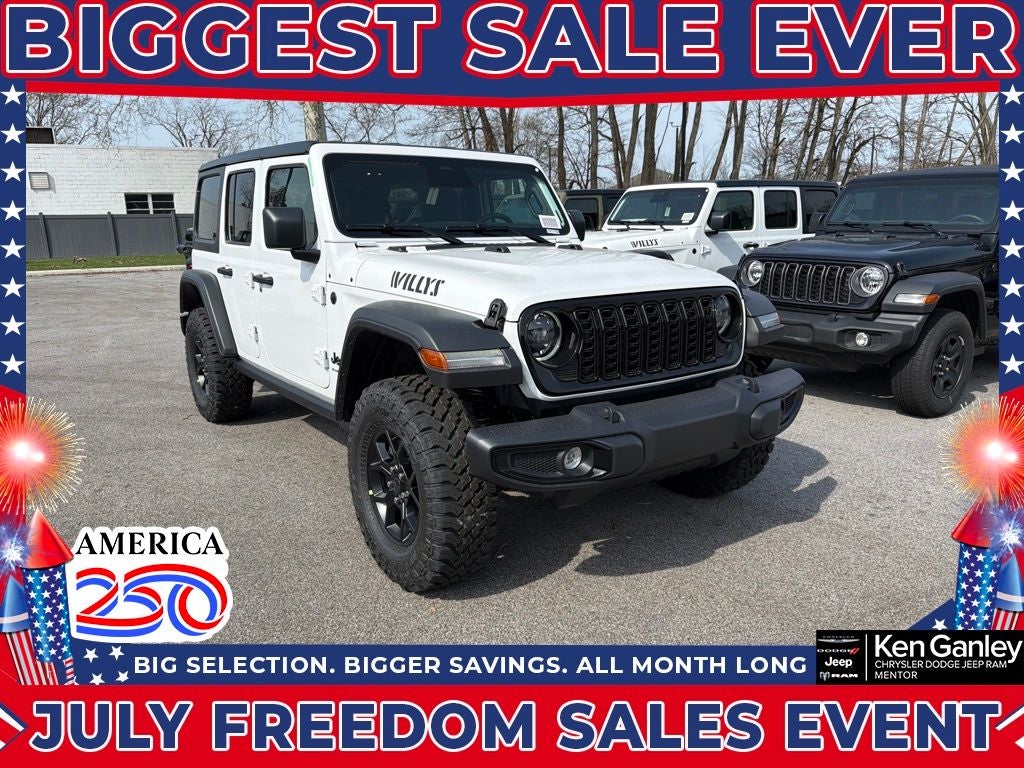 2026 Jeep Wrangler WRANGLER 4-DOOR WILLYS