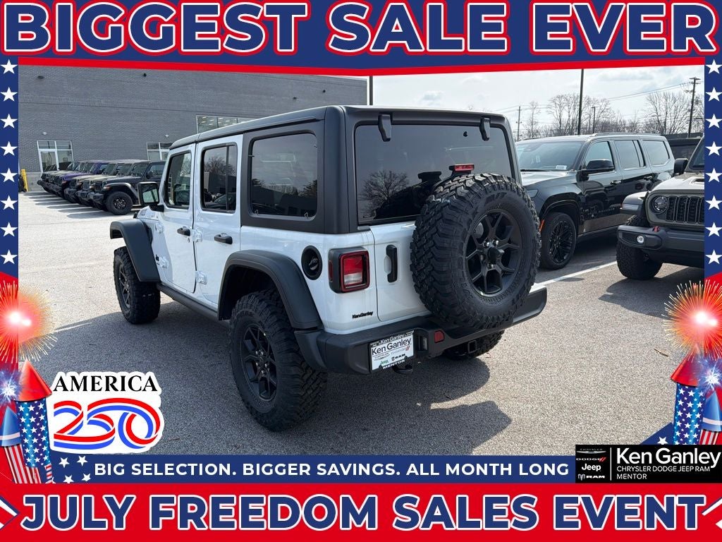 2026 Jeep Wrangler WRANGLER 4-DOOR WILLYS