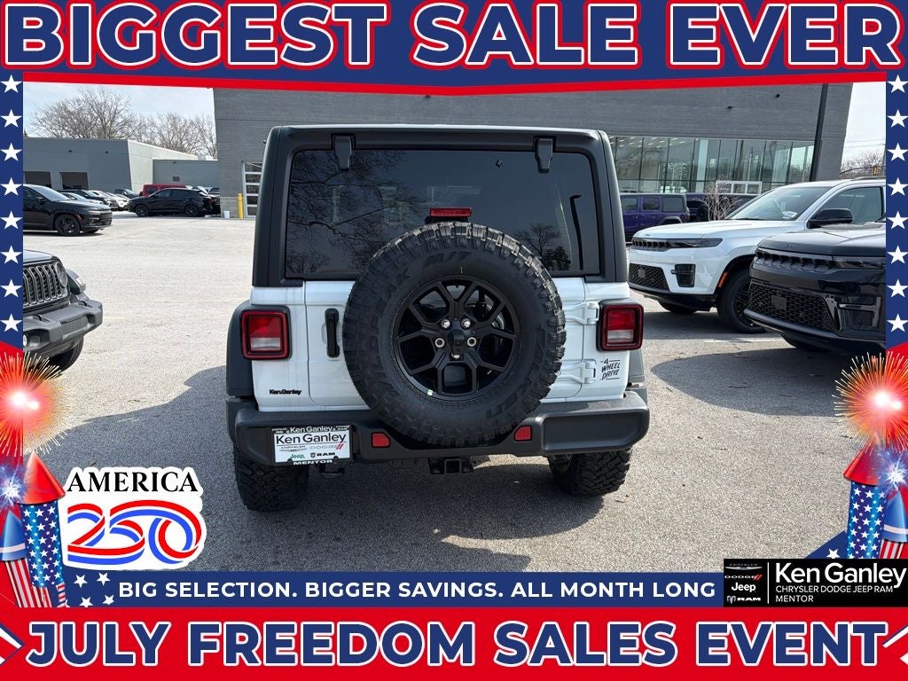 2026 Jeep Wrangler WRANGLER 4-DOOR WILLYS