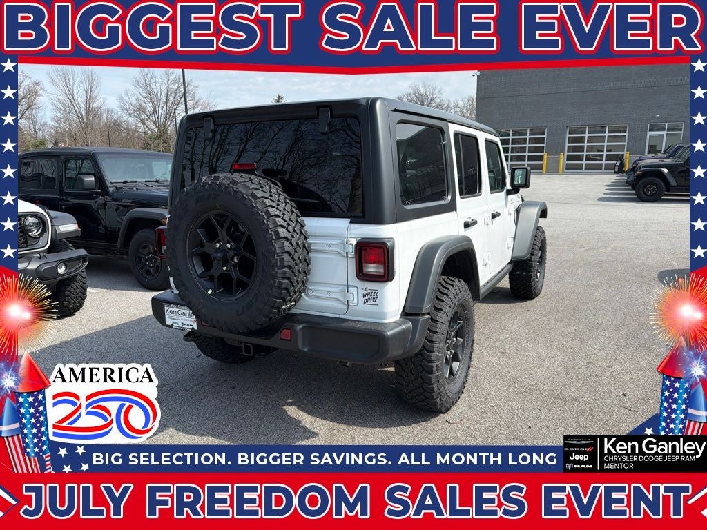 2026 Jeep Wrangler WRANGLER 4-DOOR WILLYS
