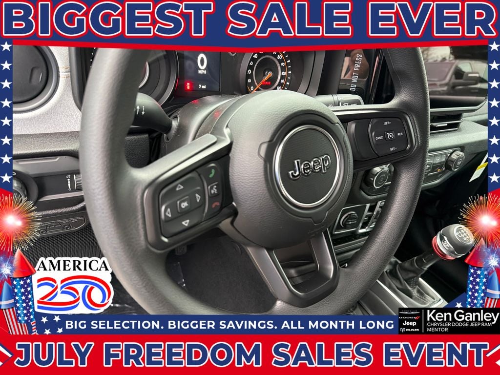 2026 Jeep Wrangler WRANGLER 4-DOOR SPORT