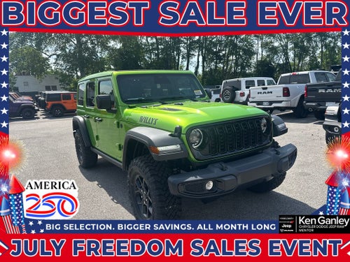 2026 Jeep Wrangler WRANGLER 4-DOOR WILLYS