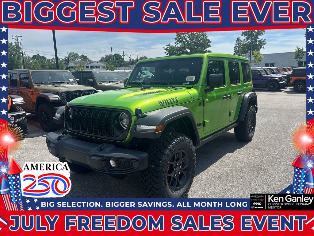 2026 Jeep Wrangler WRANGLER 4-DOOR WILLYS