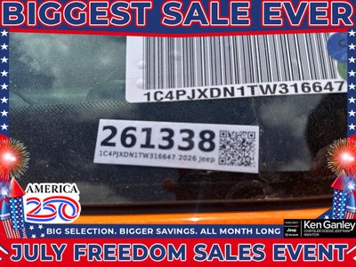 2026 Jeep Wrangler WRANGLER 4-DOOR WILLYS