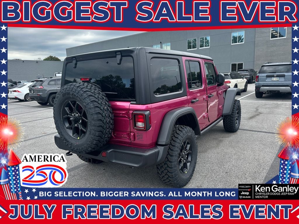 2026 Jeep Wrangler WRANGLER 4-DOOR WILLYS