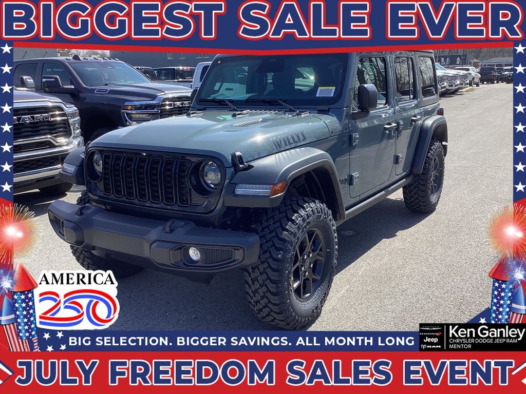 2026 Jeep Wrangler WRANGLER 4-DOOR WILLYS
