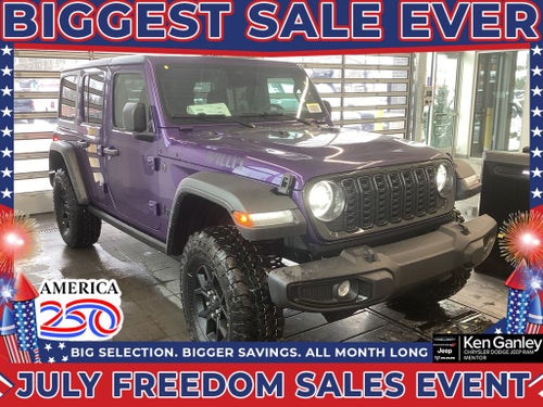 2026 Jeep Wrangler WRANGLER 4-DOOR WILLYS