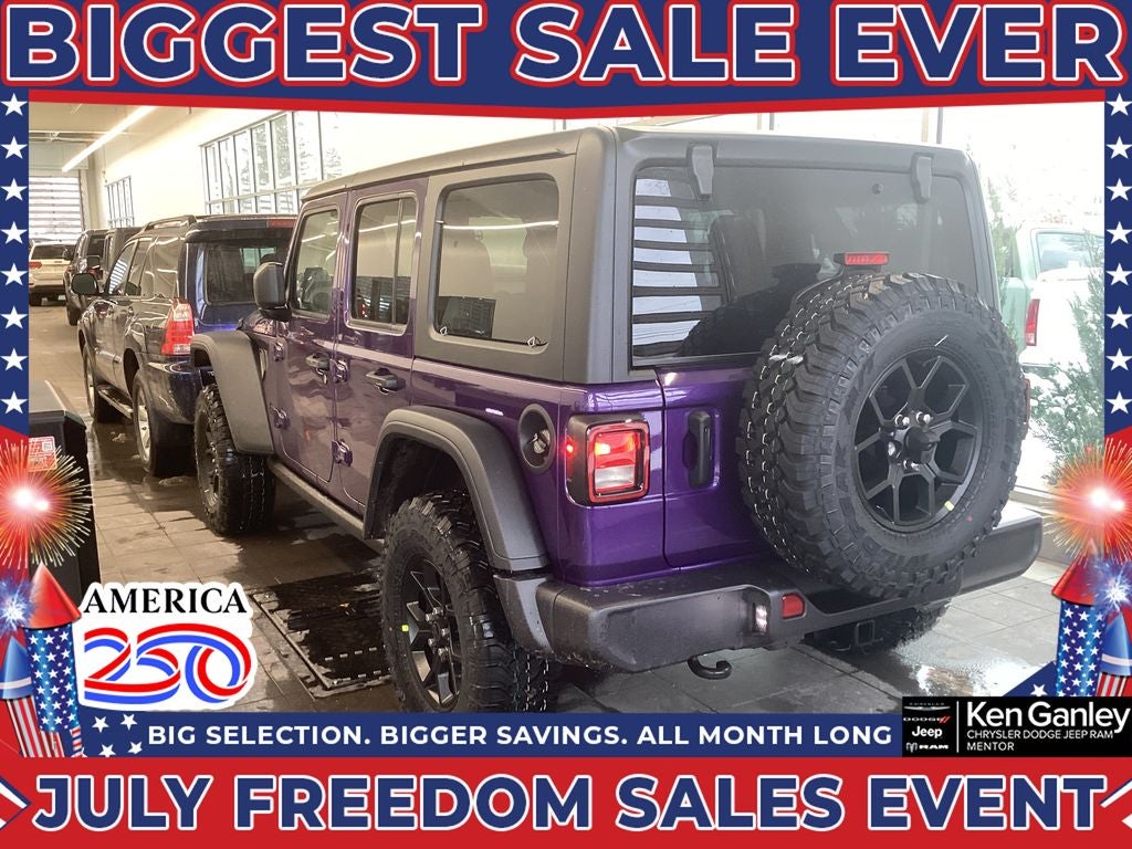 2026 Jeep Wrangler WRANGLER 4-DOOR WILLYS