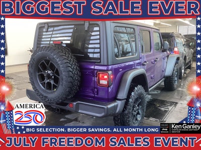 2026 Jeep Wrangler WRANGLER 4-DOOR WILLYS