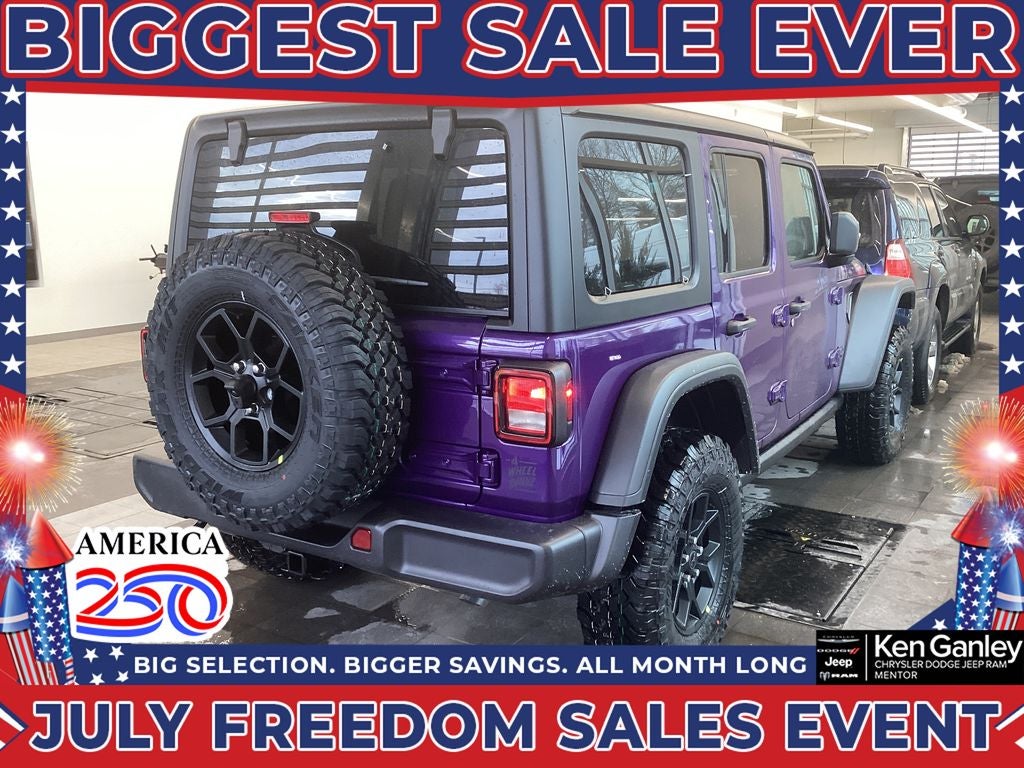 2026 Jeep Wrangler WRANGLER 4-DOOR WILLYS