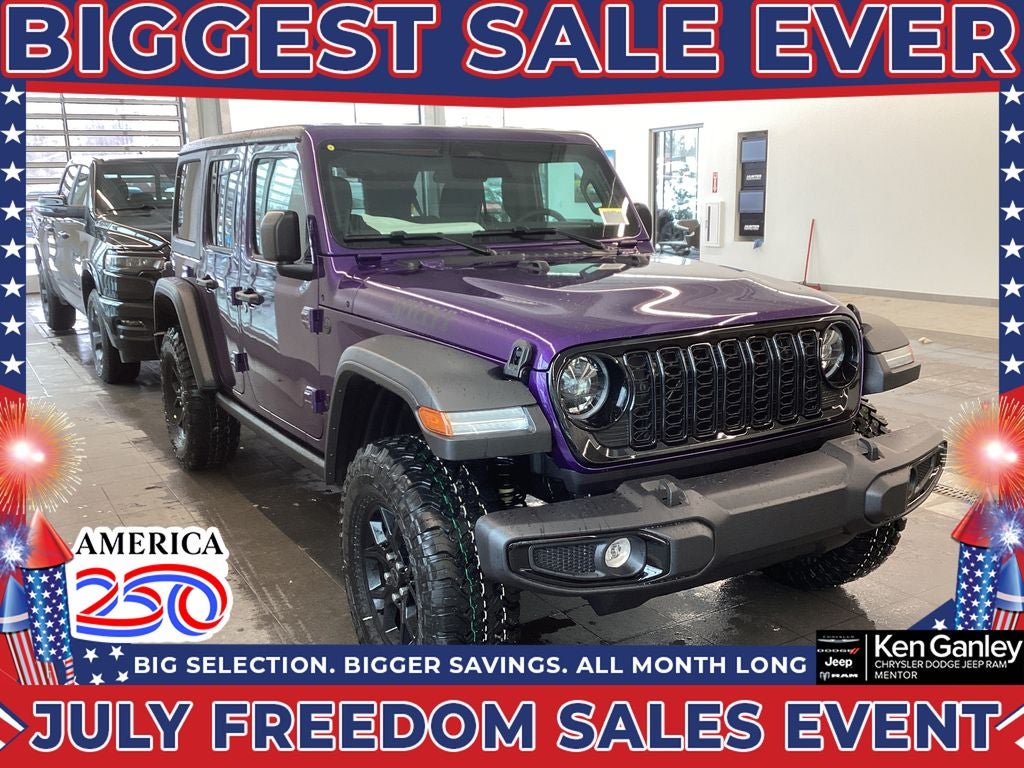 2026 Jeep Wrangler WRANGLER 4-DOOR WILLYS