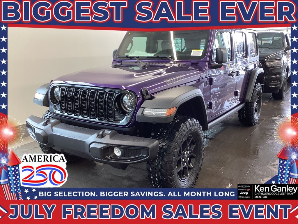 2026 Jeep Wrangler WRANGLER 4-DOOR WILLYS