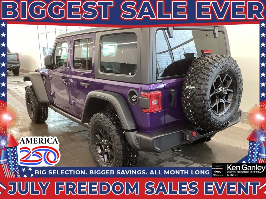 2026 Jeep Wrangler WRANGLER 4-DOOR WILLYS
