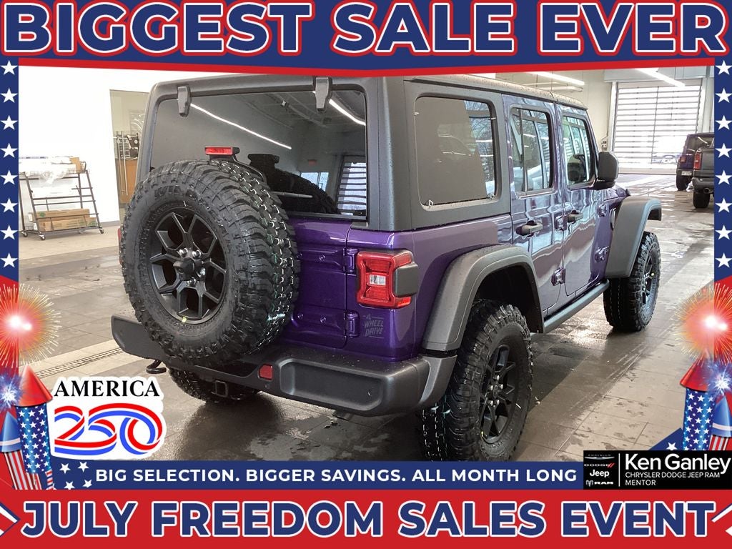 2026 Jeep Wrangler WRANGLER 4-DOOR WILLYS