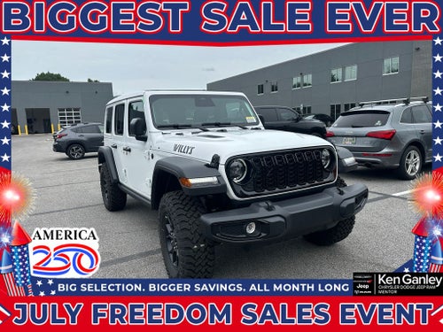 2026 Jeep Wrangler WRANGLER 4-DOOR WILLYS