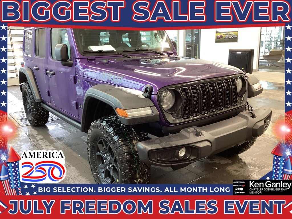 2026 Jeep Wrangler WRANGLER 4-DOOR WILLYS