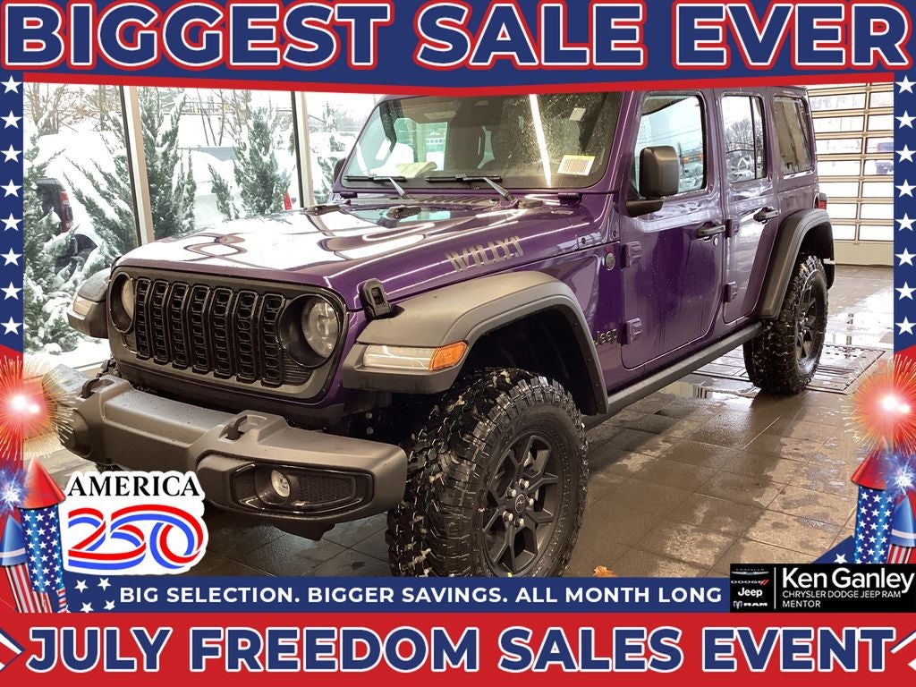 2026 Jeep Wrangler WRANGLER 4-DOOR WILLYS