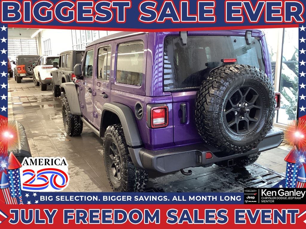 2026 Jeep Wrangler WRANGLER 4-DOOR WILLYS