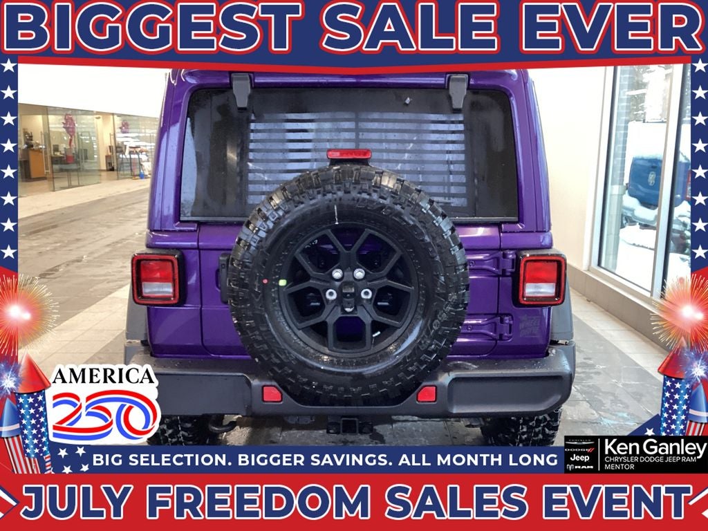 2026 Jeep Wrangler WRANGLER 4-DOOR WILLYS