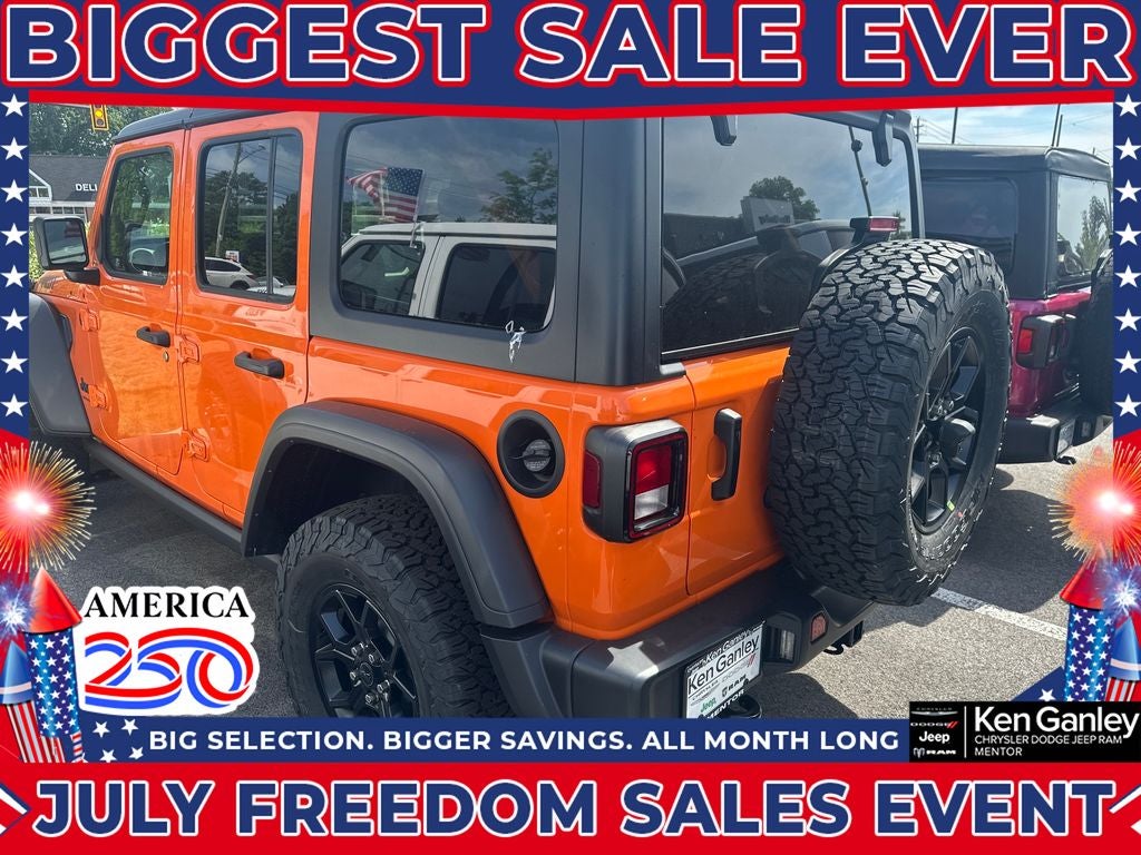 2026 Jeep Wrangler WRANGLER 4-DOOR WILLYS