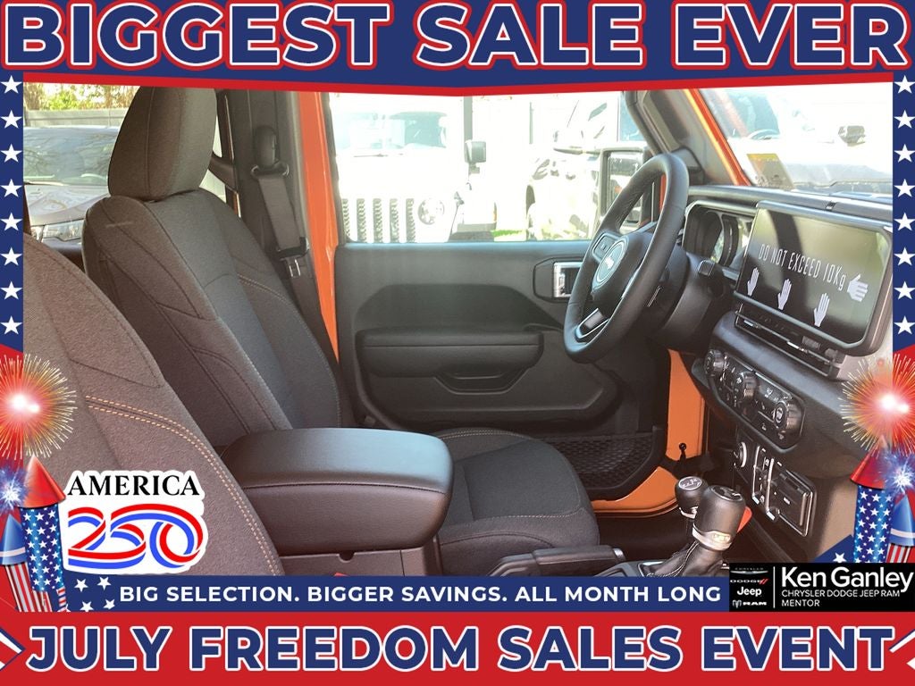 2026 Jeep Wrangler WRANGLER 4-DOOR SPORT S
