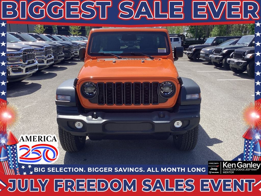 2026 Jeep Wrangler WRANGLER 4-DOOR SPORT S