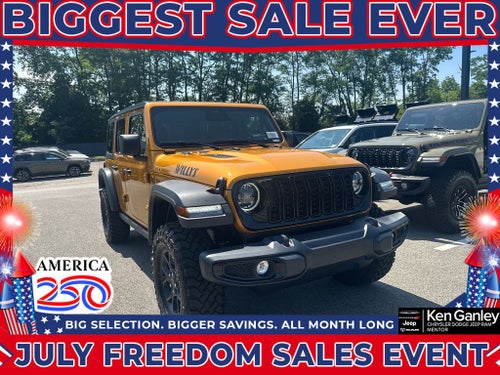 2026 Jeep Wrangler WRANGLER 4-DOOR WILLYS