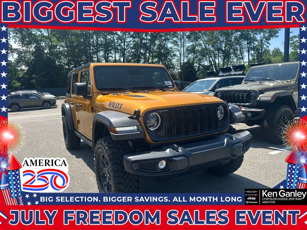 2026 Jeep Wrangler WRANGLER 4-DOOR WILLYS