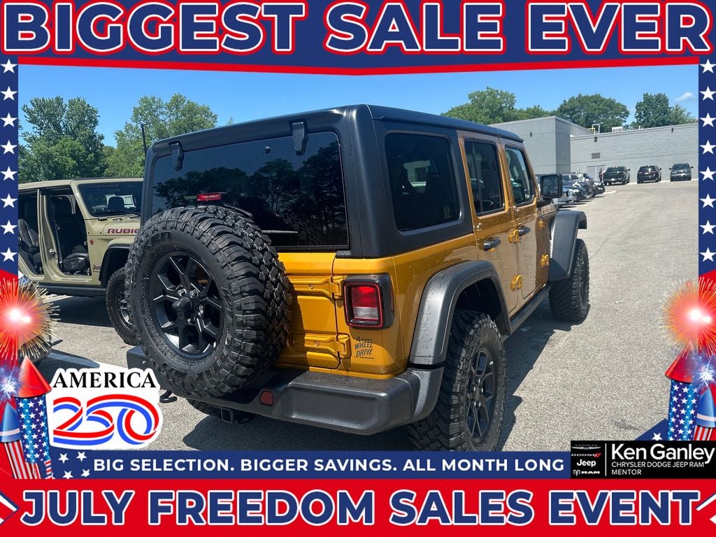 2026 Jeep Wrangler WRANGLER 4-DOOR WILLYS