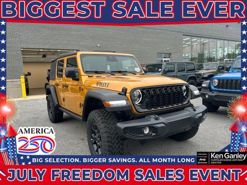2026 Jeep Wrangler WRANGLER 4-DOOR WILLYS