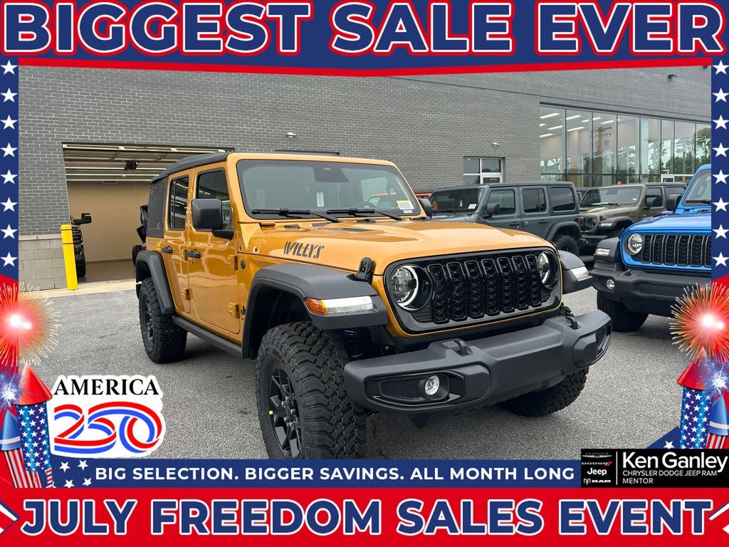 2026 Jeep Wrangler WRANGLER 4-DOOR WILLYS