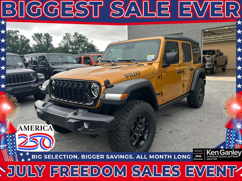 2026 Jeep Wrangler WRANGLER 4-DOOR WILLYS