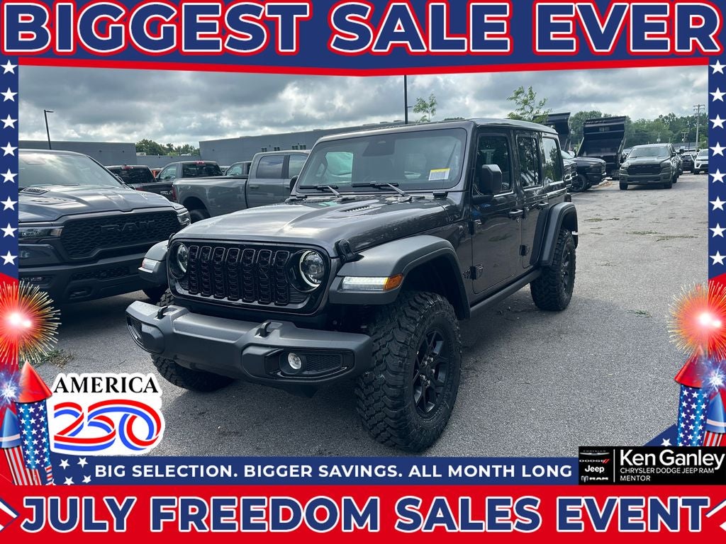 2026 Jeep Wrangler WRANGLER 4-DOOR WILLYS