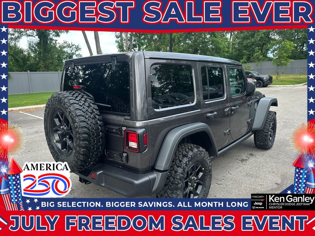 2026 Jeep Wrangler WRANGLER 4-DOOR WILLYS