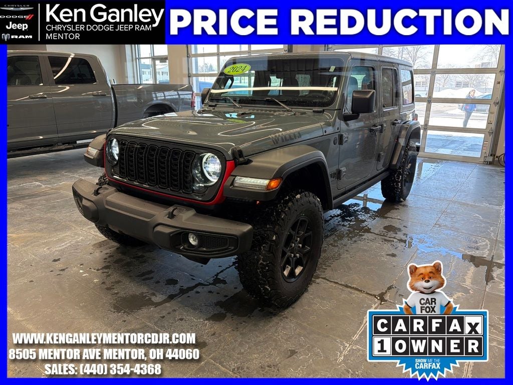 2024 Jeep Wrangler 4-Door Willys 4x4