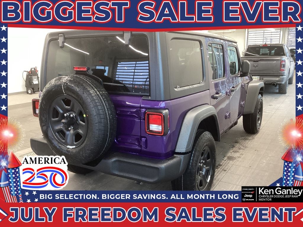 2026 Jeep Wrangler WRANGLER 4-DOOR SPORT