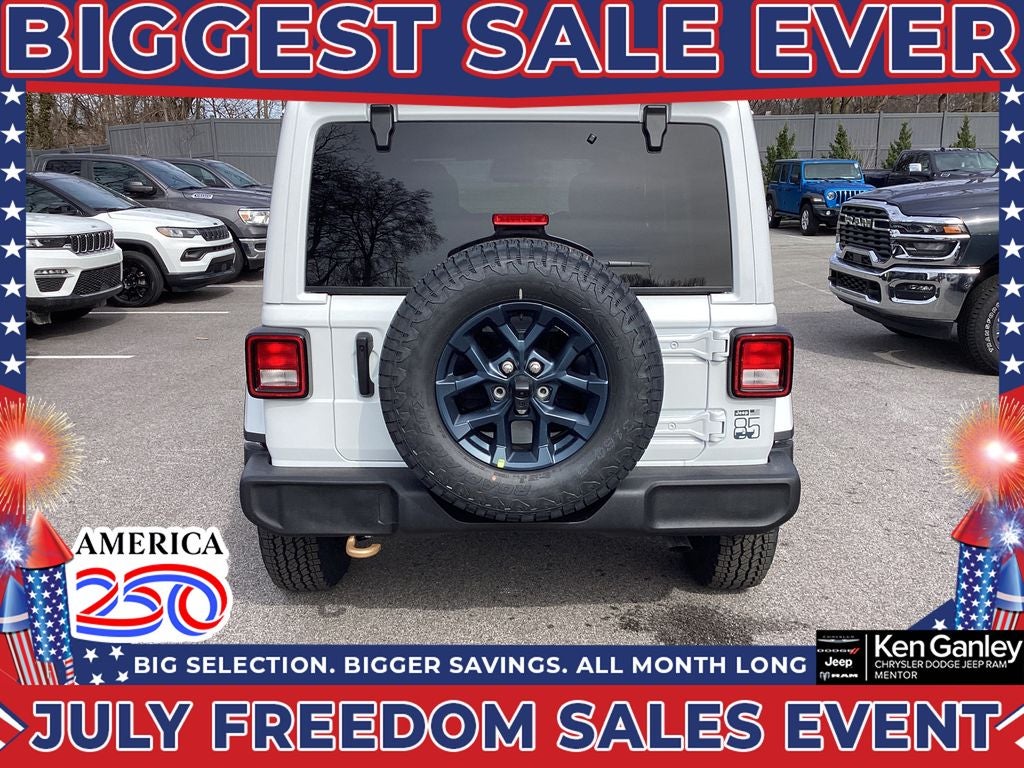2026 Jeep Wrangler WRANGLER 4-DOOR 85TH ANNIVERSARY EDITION